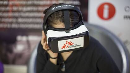 Las producciones 360 de Médicos sin Fronteras estarán disponibles toda la semana en la galería de las estaciones de subte ubicadas debajo del Obelisco