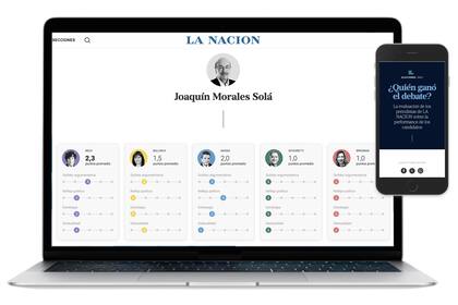 Las producciones de LA NACION sobre los debates presidenciales se impusieron en el rubro Cobertura Multimedia