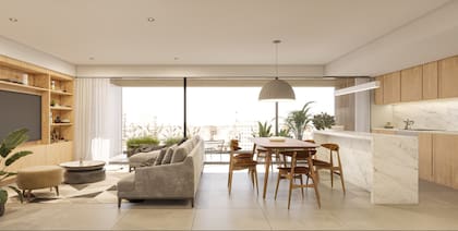 Las propiedades en este desarrollo tienen precios que varían según el tamaño, con opciones a partir de los 37,8 m²