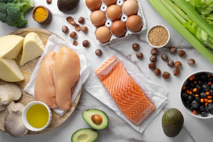 Las proteínas son las principales responsables del aumento de masa muscular, tanto en la ganancia como en la mantención