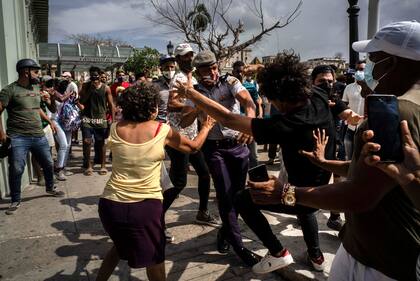 Las protestas contra el régimen cubano, en julio pasado