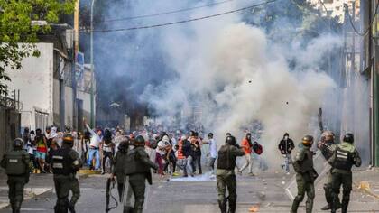 Las protestas de estudiantes en abril de 2017 desataron una fuerte represión policial