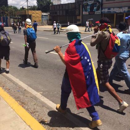 Las protestas en Venezuela