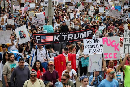 Las protestas en Chicago