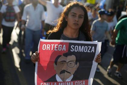 Las protestas masivas estallaron en 2018 contra Ortega, comparándolo con Anastasio Somoza, el dictador que ayudó a derrocar en 1979