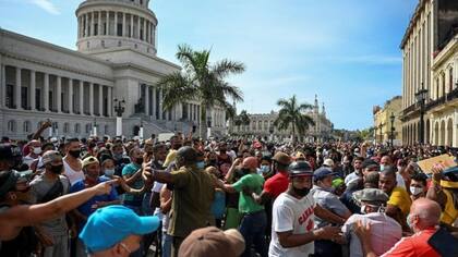 Las protestas se iniciaron en la ciudad de San Antonio de los Baños, en el suroeste de La Habana y se extendieron por todo el país