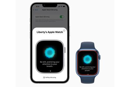 Las próximas funciones de accesibilidad de Apple permiten duplicar la pantalla del reloj en el iPhone para facilitar su manejo