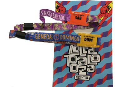 Las pulseras del festival Lollapalooza son el único medio de pago aceptado dentro del Hipódromo de San Isidro donde se realiza el evento