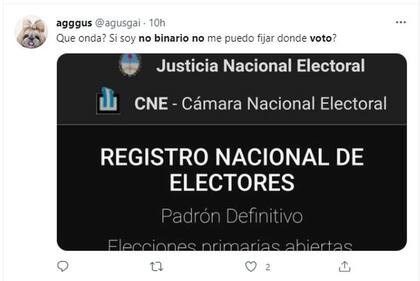 Los reclamos por la plataforma de consulta del padrón electoral