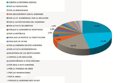 Las razones por las que marcharon los manifestantes