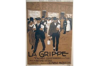 El tango La grippe (la doble pp responde a la grafía de la época)