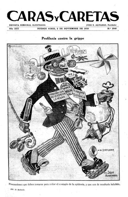 Las reacciones argentinas ante la llegada de la pandemia de gripe de 1918