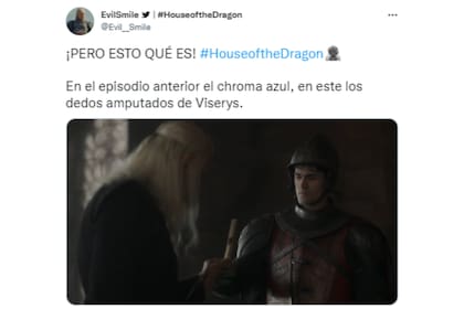 Las reacciones de House of the Dragon en Twitter (Foto: Captura de Twitter)
