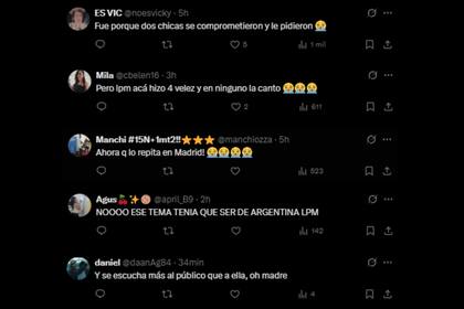 Las reacciones de los fanáticos luego de que Lali cantara "Hay un lugar" (Foto: Instagram @lali)