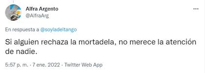 Las reacciones de los usuarios a la historia de desamor por un sándwich de mortadela