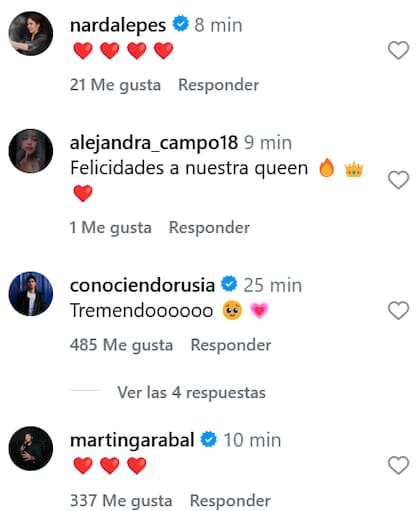 Las reacciones de Narda Lepes, Martín Garabal y Conociendo Rusia a la noticia de casamiento de Lali y Pedro