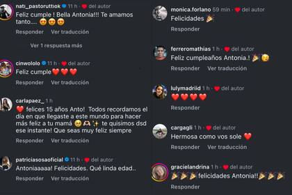 Las reacciones en las redes no tardaron en aparecer (Captura: Instagram @sole_pastorutti)