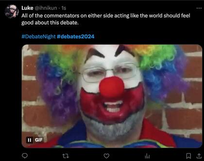 Las reacciones en redes después del debate de Biden y Trump