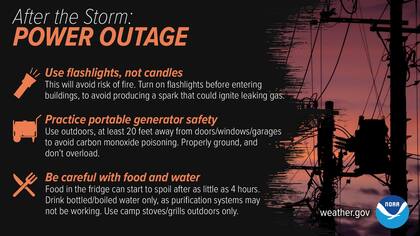 Las recomendaciones del Centro Nacional de Huracanes de EE.UU. tras el paso de un huracán