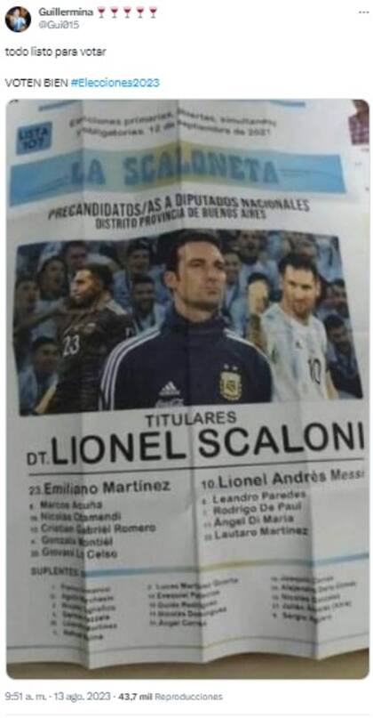 Las redes sociales estallaron de memes en el marco de las elecciones PASO 2023