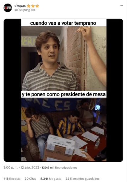 Las redes sociales estallaron de memes en el marco de las elecciones PASO 2023