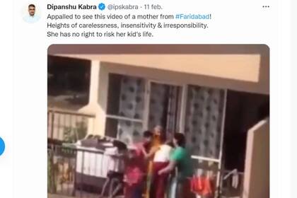 Las redes sociales reaccionaron con cuestionamientos duros a la actitud de la madre, para quien algunos, incluso, pidieron la prisión
