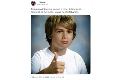 Las redes sociales se llenaron de memes sobre la nueva familia de billetes