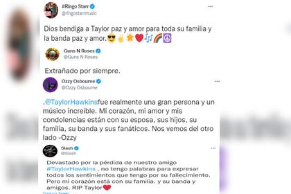 Las redes sociales se llenaron de mensajes de despedida (Captura Twitter)