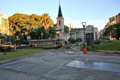Las reformas llevadas a cabo en la Plaza Houssay