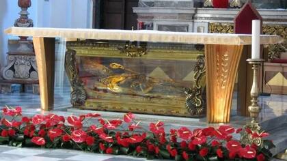Las reliquias atribuidas a San Valentín descansan en la Basílica que lleva su nombre, en Terni