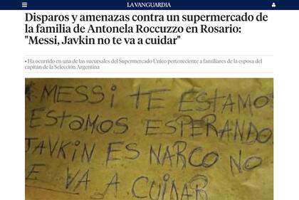 Las repercusiones en los medio del mundo tras el ataque al supermercado de la familia Rocuzzo en Rosario y las amenazas contra Messi