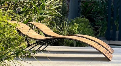 Las reposeras, primer producto que lanzaron Inés y sus hijas bajo la marca Poltrona Home.