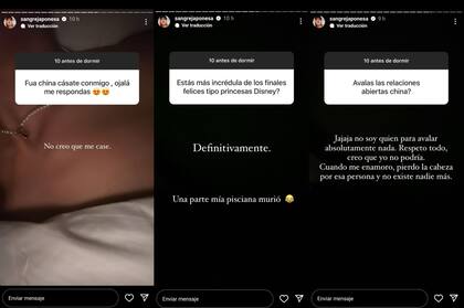 Las respuestas de la China Suárez