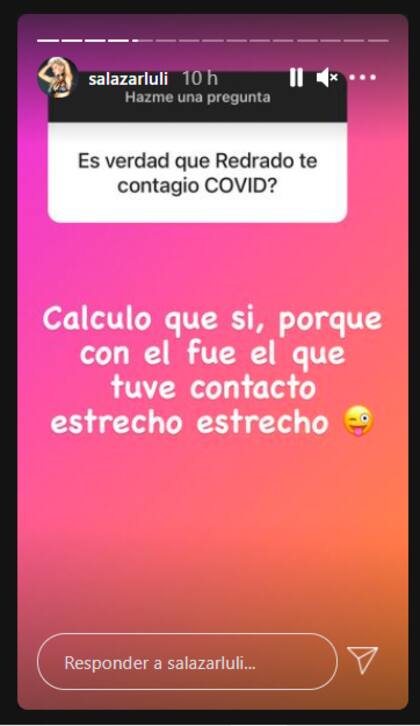 Las respuestas de Luciana Salazar sobre su relación con Martín Redrado