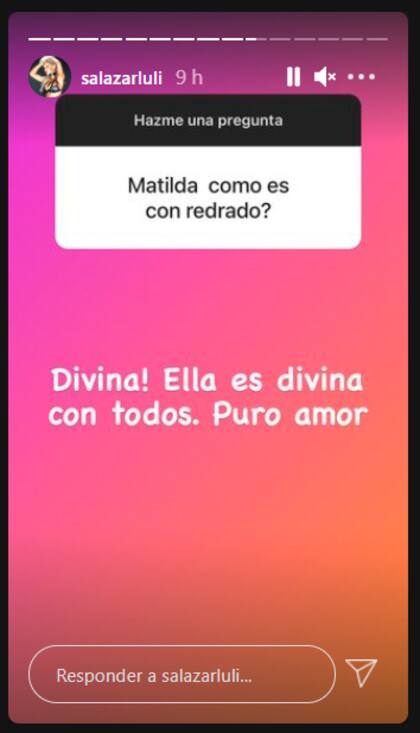 Las respuestas de Luciana Salazar sobre su relación con Martín Redrado