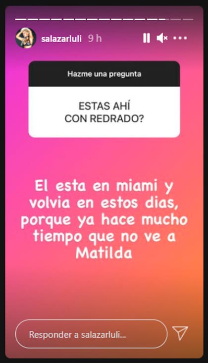 Las respuestas de Luciana Salazar sobre su relación con Martín Redrado