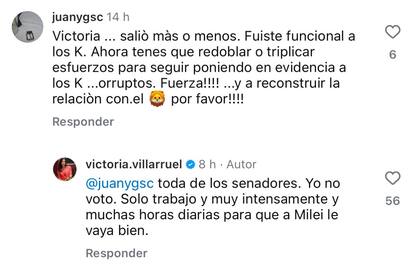 Las respuestas de Victoria Villarruel tras la sesión en la que se expulsó a Kueider
