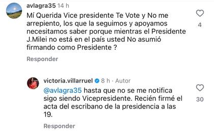 Las respuestas de Victoria Villarruel tras la sesión en la que se expulsó a Kueider