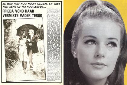 Las revistas del corazón se encargaron de relatar el encuentro entre Frida y su padre