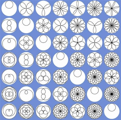 Las rosas polares han intrigado a matemáticos y artistas desde que fueron descritas por primera vez por Guido Grandi en el siglo XVIII.