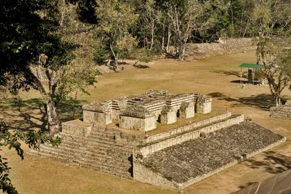 Vista de una de las construcciones más importantes de las ruinas