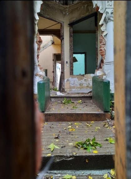 Las ruinas de la casa de estilo ART Nouveau de Caballito