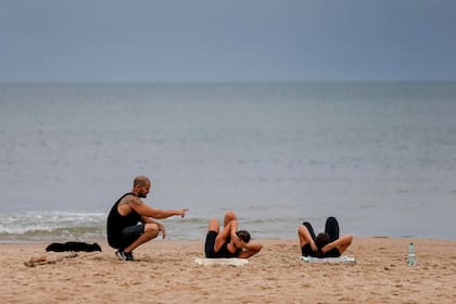 Las rutinas de entrenamientos no frenan ni en la víspera de Año Nuevo.