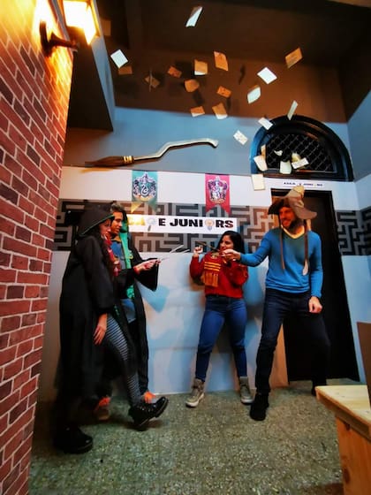 Las salas de escape de Escape Juniors son temáticas. Una de las más exitosas es la de Harry Potter.