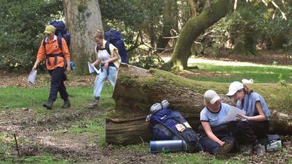 Las salidas de exploración son parte del programa del premio Duque de Edimburgo.