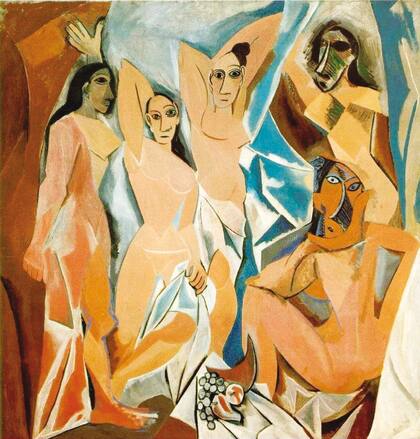 Las señoritas de Aviñón, Pablo Picasso, 1907