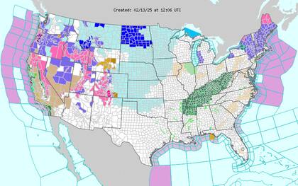 Las sensaciones térmicas más extremas se sentirá en Dakota del Norte