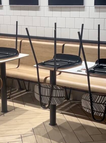 Las sillas que vio en McDonald's