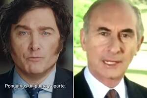 Las similitudes entre los spots de campaña de Milei y De La Rúa