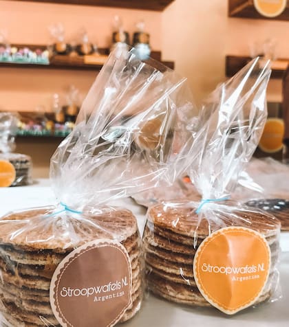 las Stroopwafels N, producidas en Argentina